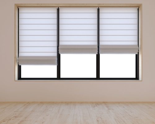 3D render of an empty room